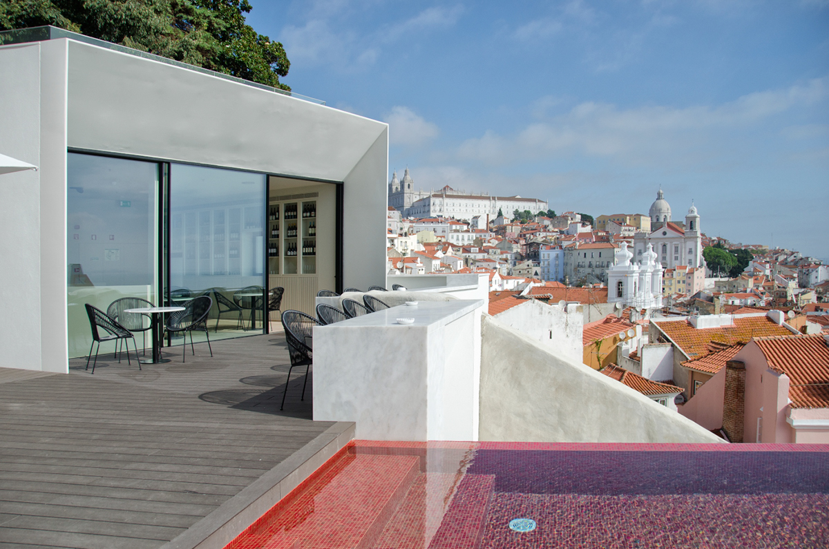 hotel Hospitality Lisbon architectural photography Portugal Alfama decor