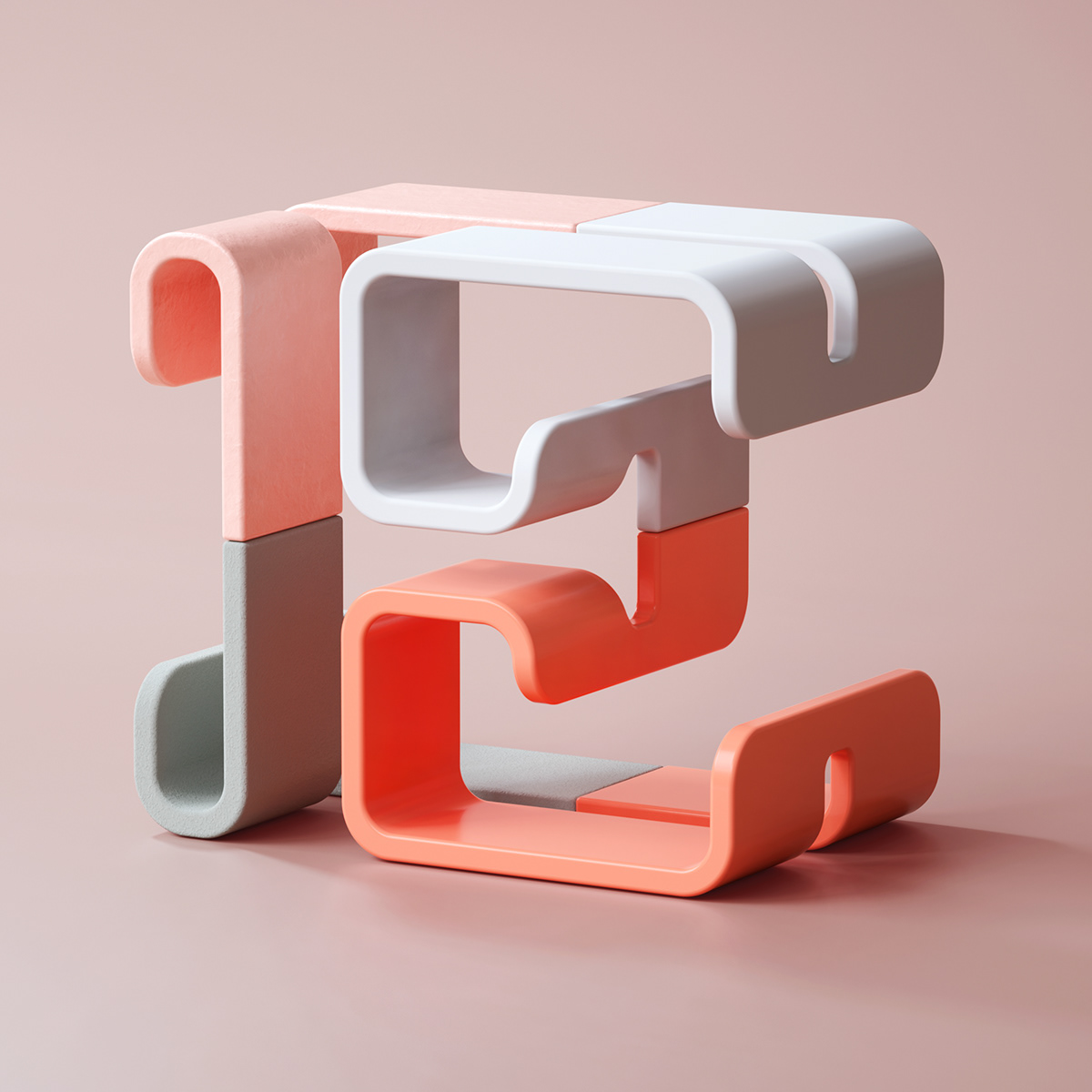 36daysoftype 3D numbers letters alphabets ufho singapore c4d 36days type.