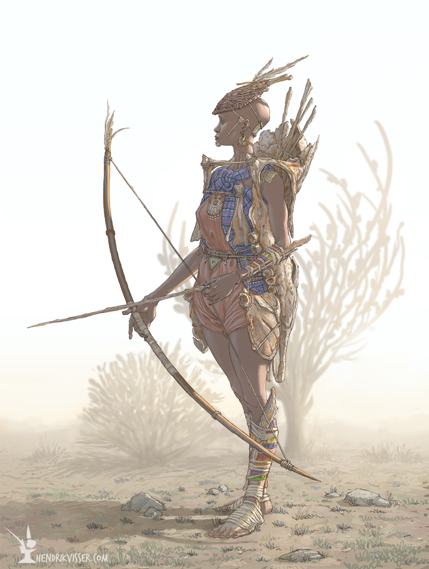 Masai tribal concept Brainstorm bones warrior digital line-art conceptart Conceptdesign characterdesign gameart Visual Development 2D photoshop