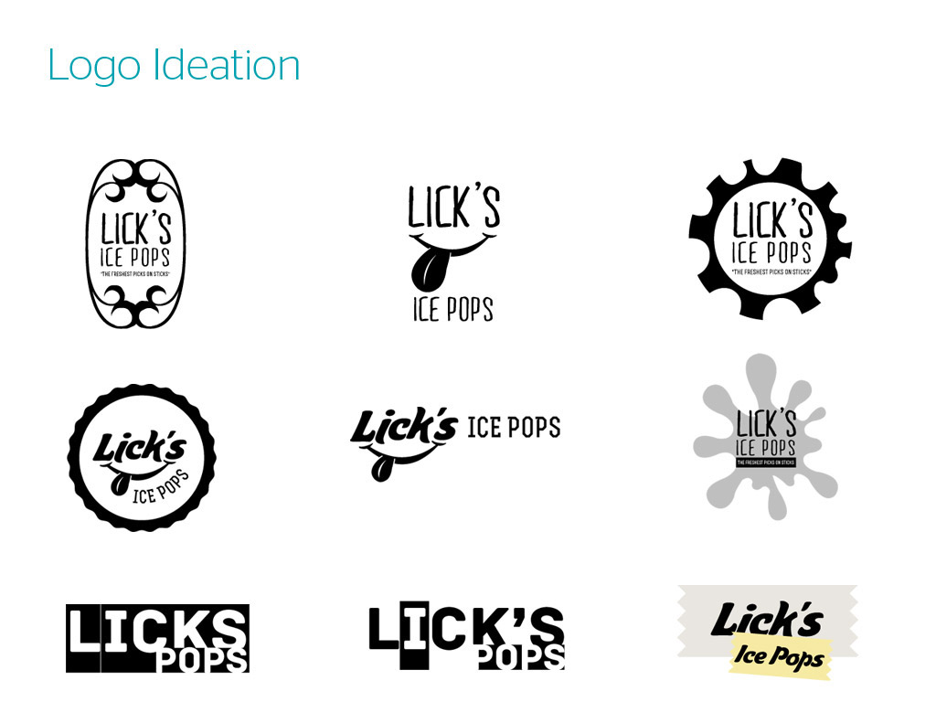 Lick's  Packaging  branding  design