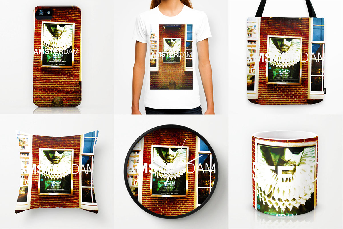 amsterdam Netherlands Europe shirt print Mug  clock iphone bag pillow society6 Travel tourism