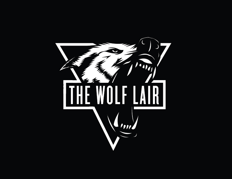 dreamdigital thrash thewolflair vector logo bandlogo blackandwhite OneColor