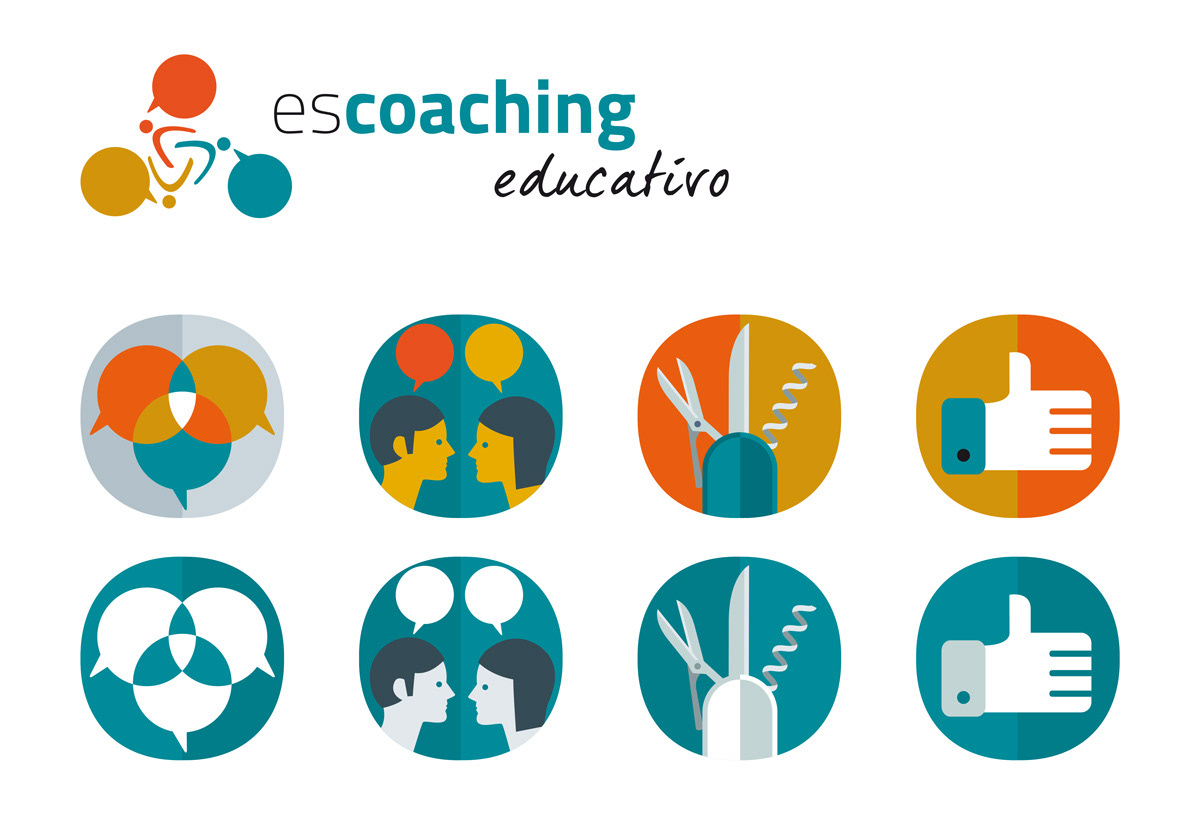 coaching Web slider Illustrator characters coaching de equipos redes sociales twitter facebook