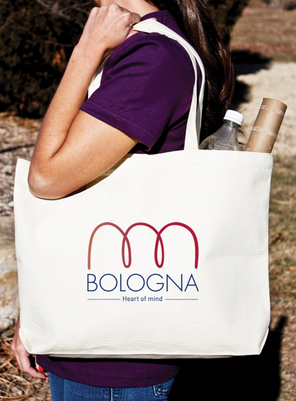 bologna brand design logo red blu mock up photograpy Icon identity city rebranding Italy new logos