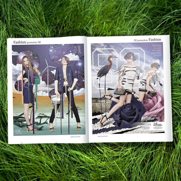 patrizia pepe woman collage Style magazine journal