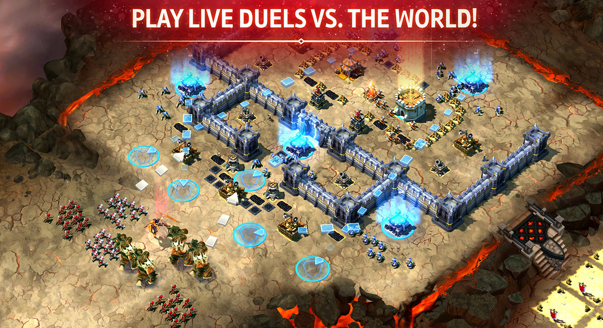 strategy mmo tactics tactical mobile game real-time rts ios iphone android windows iPad