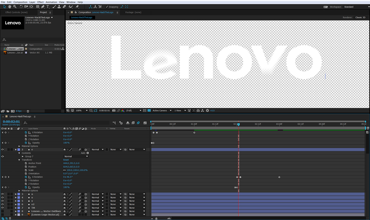Lenovo #HacktheLogo Never Stand Still