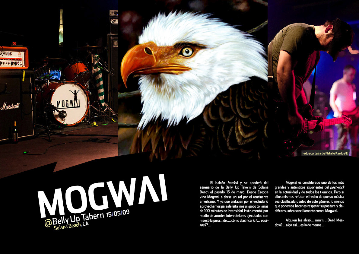 magazine concert review mogwai the mars volta Clandestina editorial San Diego Soma belly up
