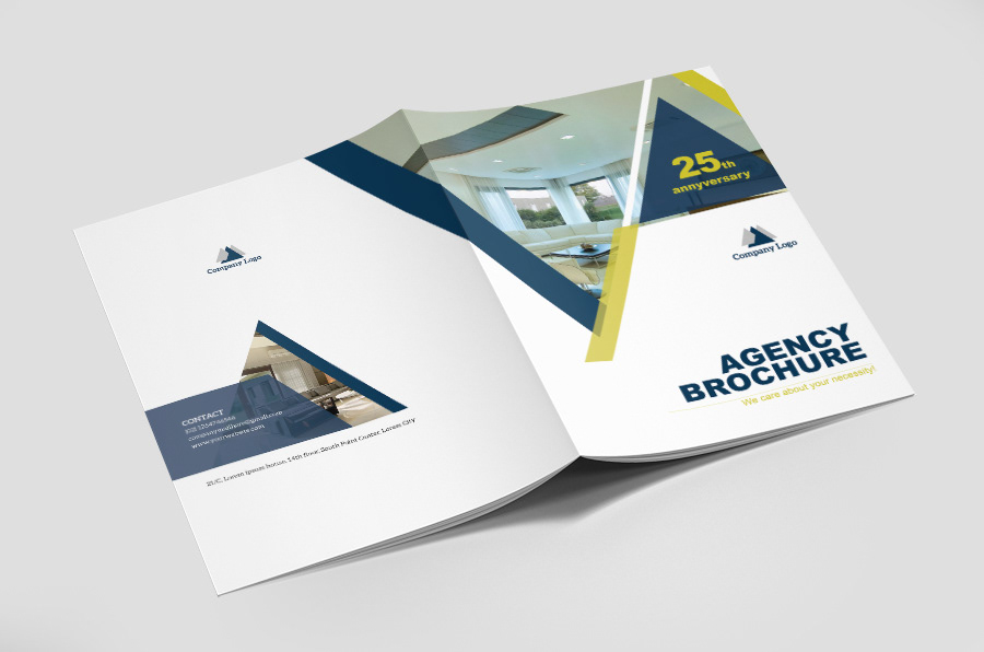 a4 A4 bi-fold brochure A4 multi-page multi-page multi-page brochure 8 page brochure Company Brochure agency brochure red-white corporate business brochure nice modern Eye-Catching popular