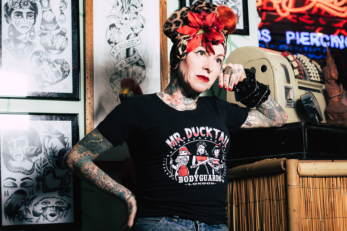 editorial makeupartist photoshoot tattoos inked lifestyle tattooshop sintra Portugal TravellInk Production Project Rockabilly pinup