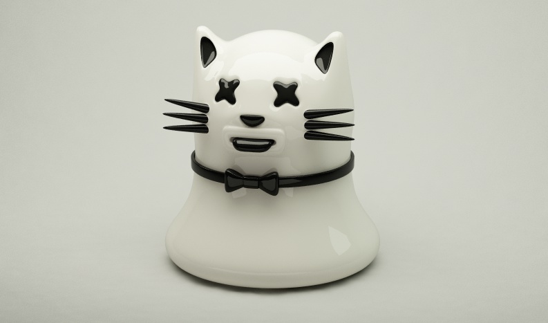 MrKat Character 3D gif gifs animals Cat Fruit friends