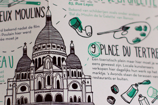 Paris City Guide Travel travel guide hand drawn hand written HAND LETTERING lettering doodles map france