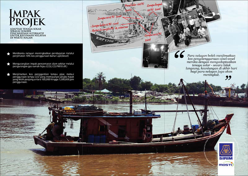print design  brochure bunting SIRIM malaysia