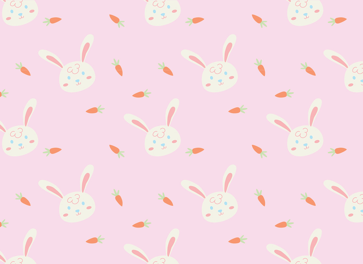 Easter eggs pattern pattern design  textile print kids ILLUSTRATION  bunny Pattern Artist