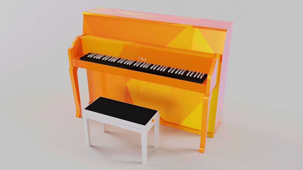cinema 4d vray Piano nexus 3D