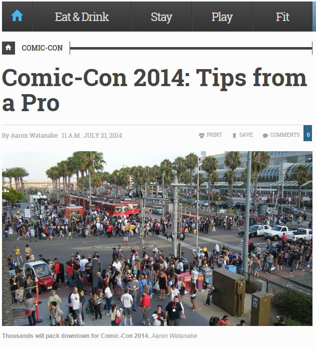 Discover San Diego comic con 2014 San Diego pop culture