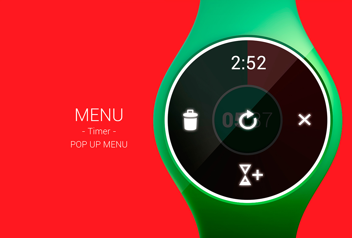 UI smartwatch concept design