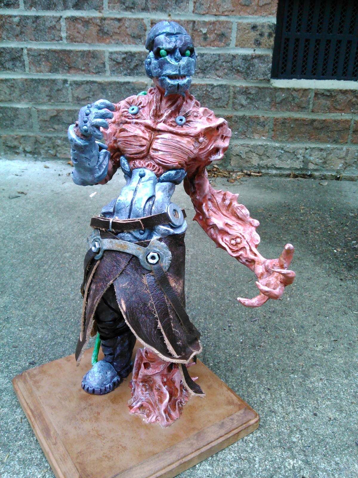 sculpture maquette model figure monster armature concept art creature sculpey