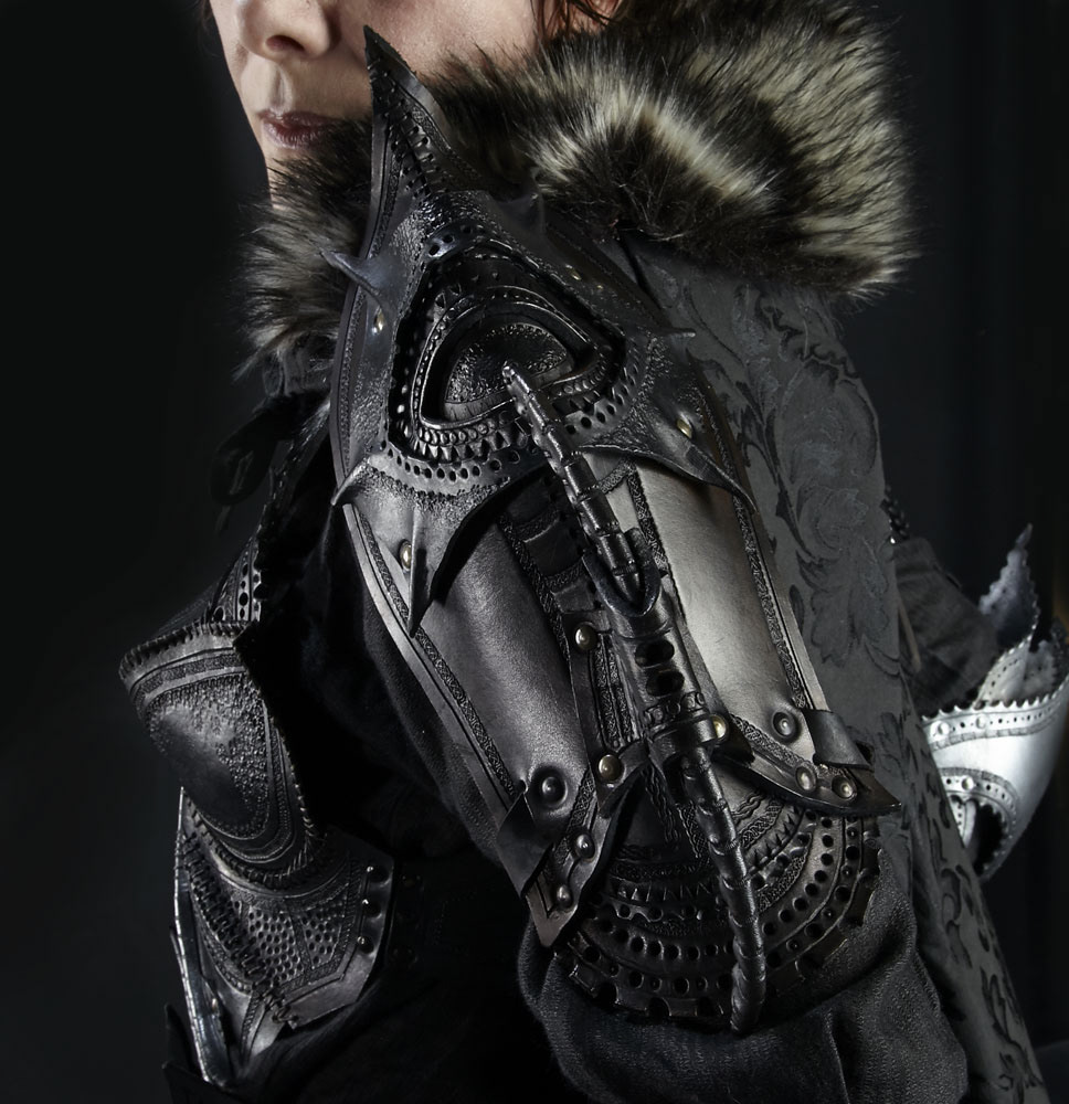 Leather Fantasy costume LARP Gdr live leather armour