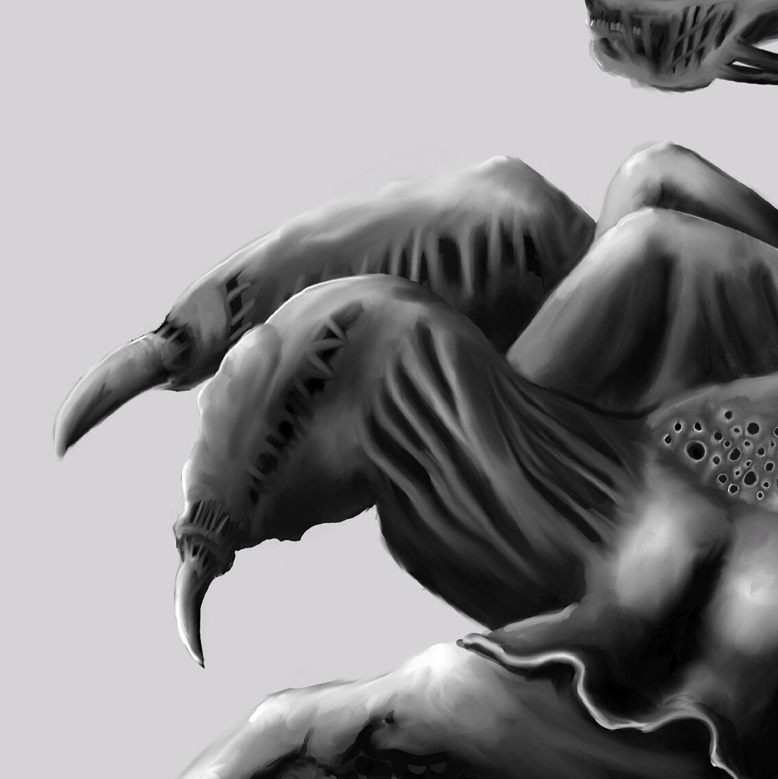 arachnophobia artwork concept art Creature Design Digital Art  DigitalPaint ILLUSTRATION  sketch trypophobia