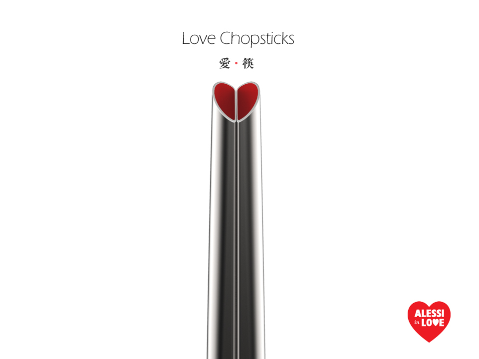 Alessi in Love love Chopsticks love gift