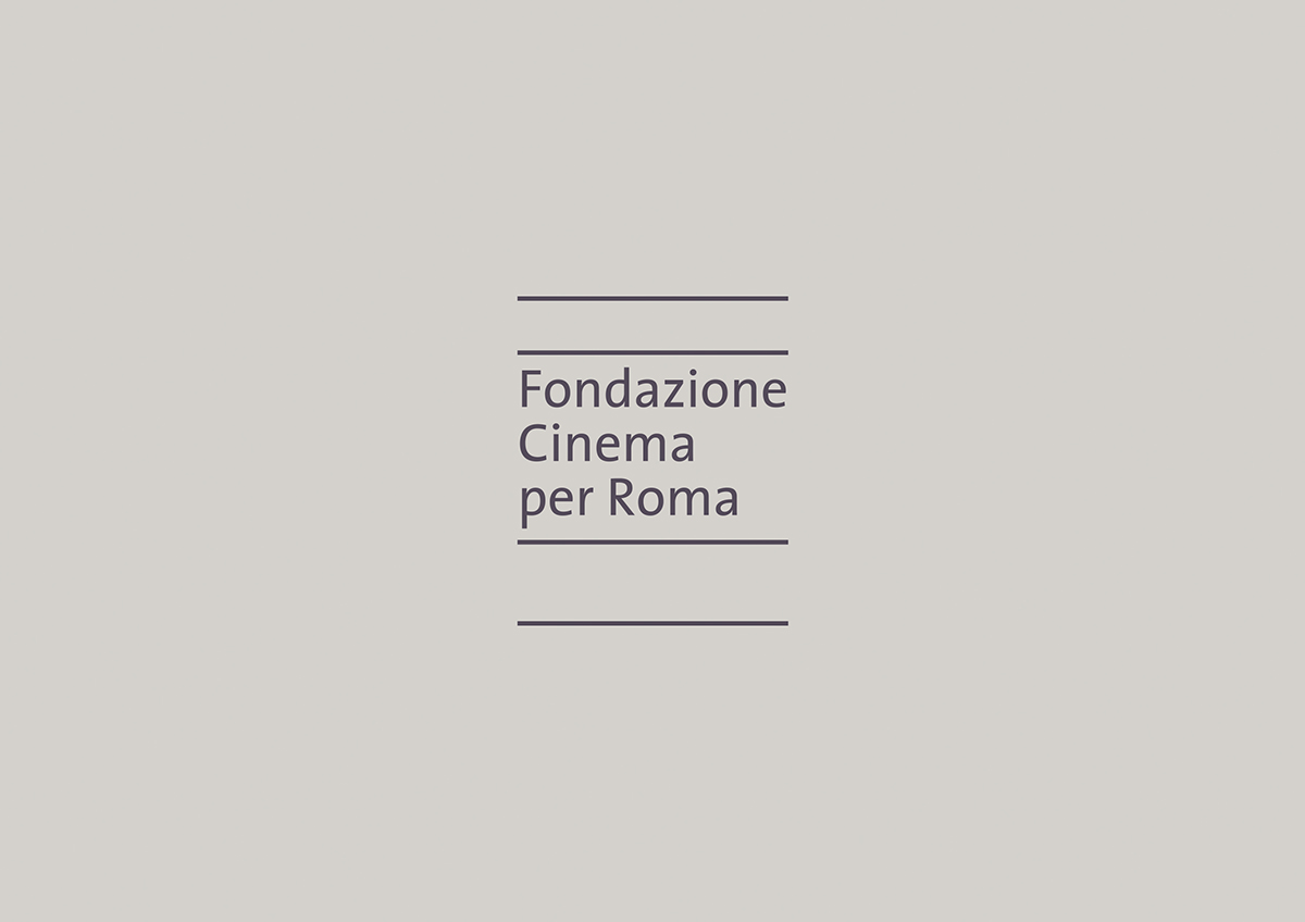 Fondazione Cinema Roma Rome Cinema identity sequence neon fluorescent poster corporate thesis