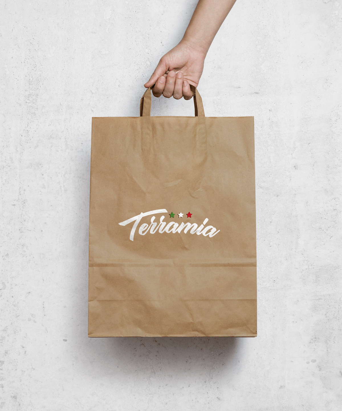 logo brand amsterdam terramia Supermarket italian Food  Expat Italian food