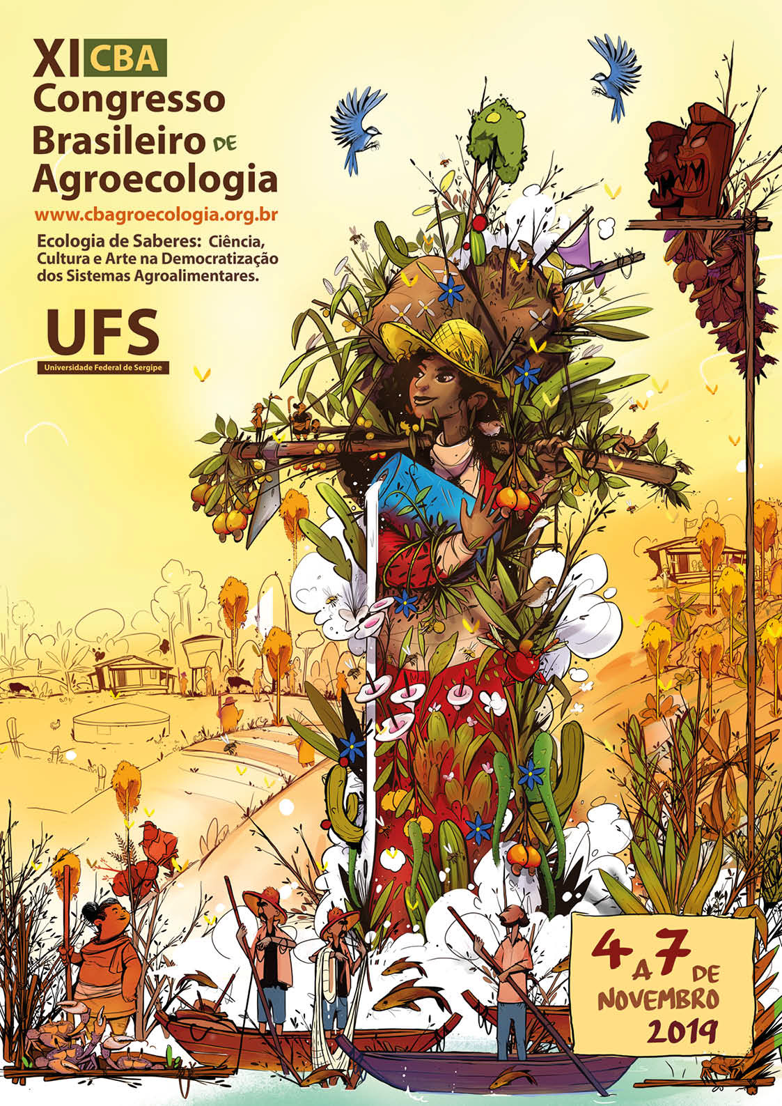 Agricultura familiar agroecologia Brasil design gráfico identidade visual resea UFS