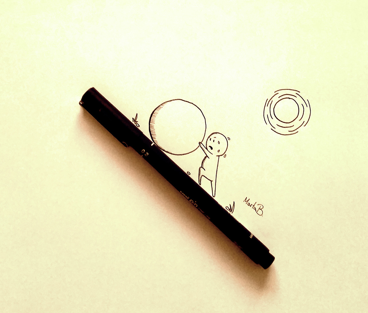 doodle pen fineliner drawings Cartoons doodling Fun