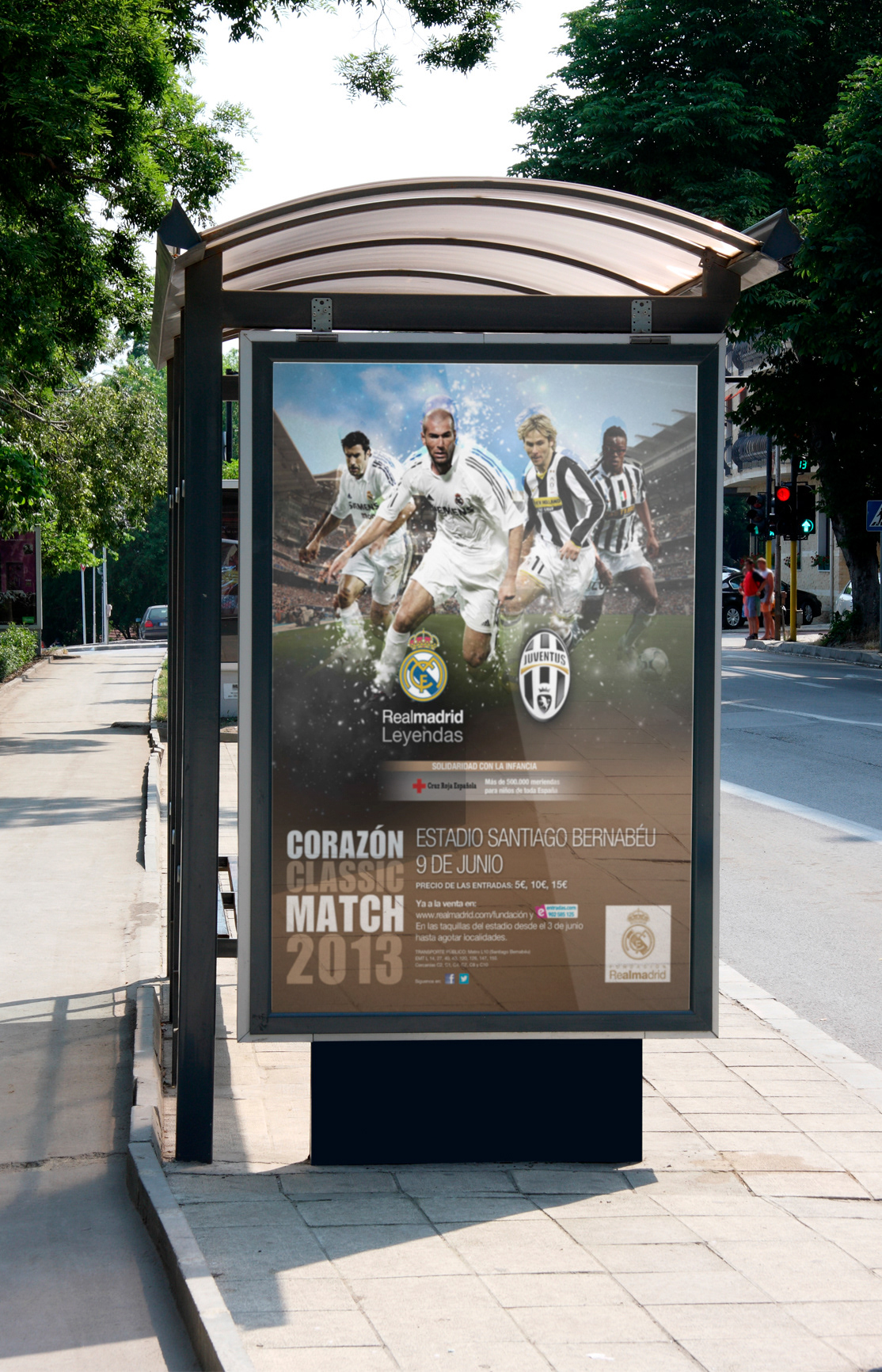 Real Madrid Juventus Zidane figo nedved davids soccer football sport Corazon classic match charity