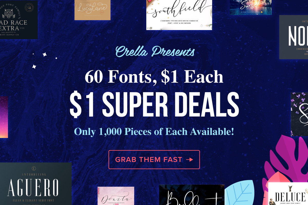 font fonts $1 dollar Deal ALMOST free Free font free fonts Script
