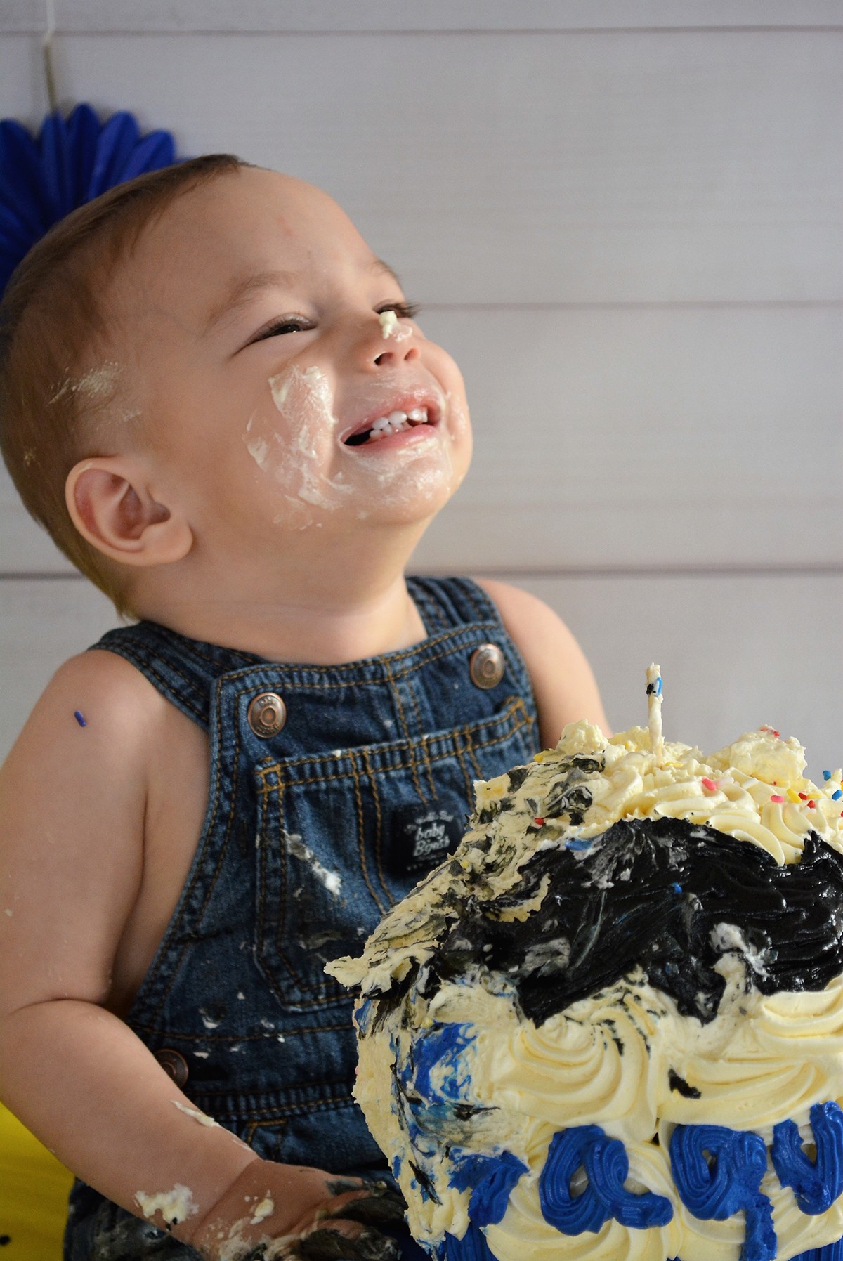 smash the cake 1 aniversario niños niñas pastel colores captar emociones