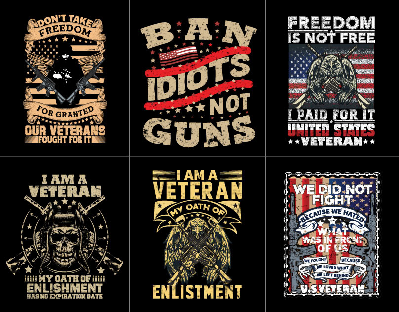 army Custom Military soldier T-Shirt Design us army t-shirt design vector veteran Veteran T-Shirt Design veterans