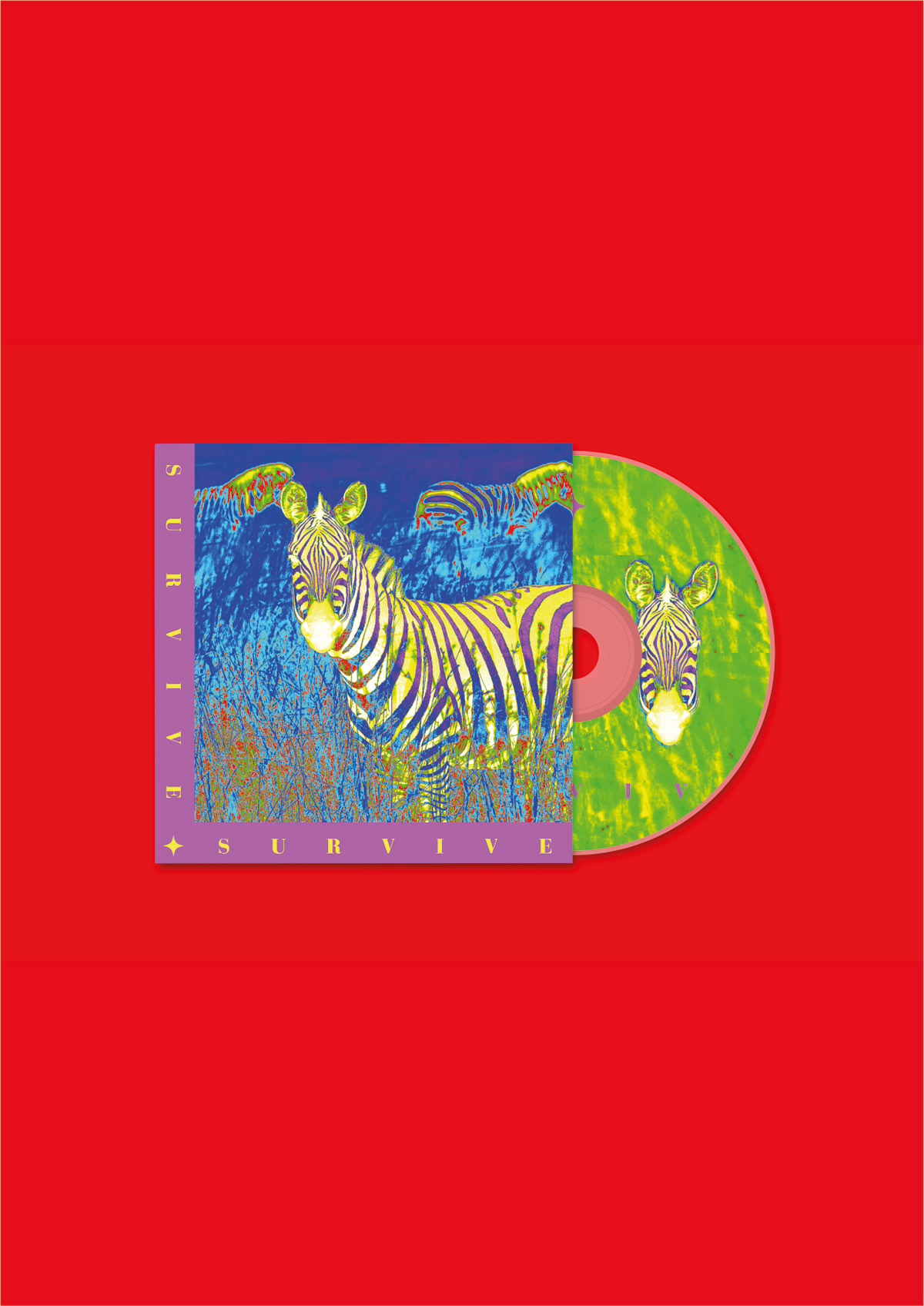 animals design disco diseño edition music musica photoshop Portada zebra