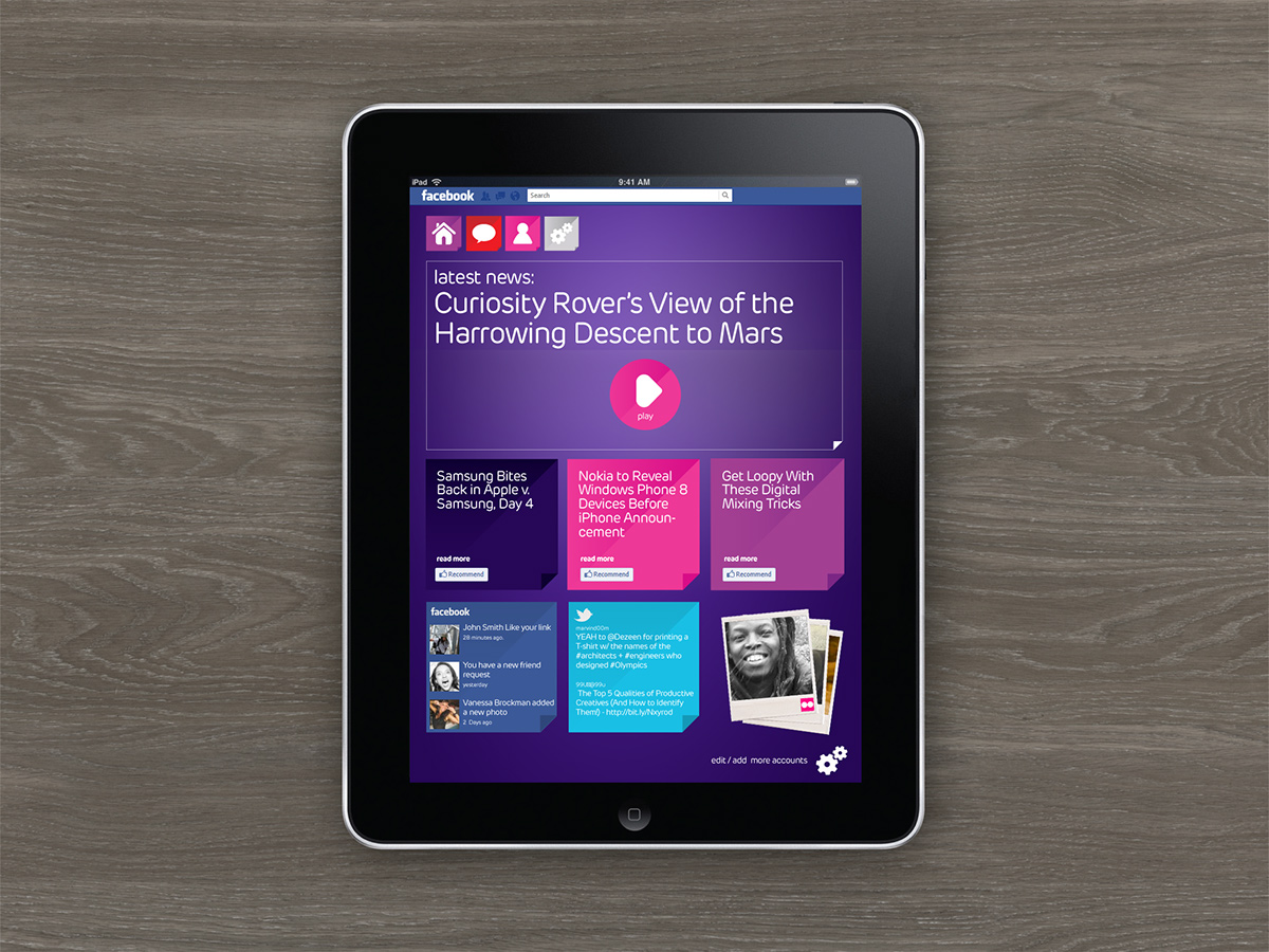 mobile  App design tablet microsite