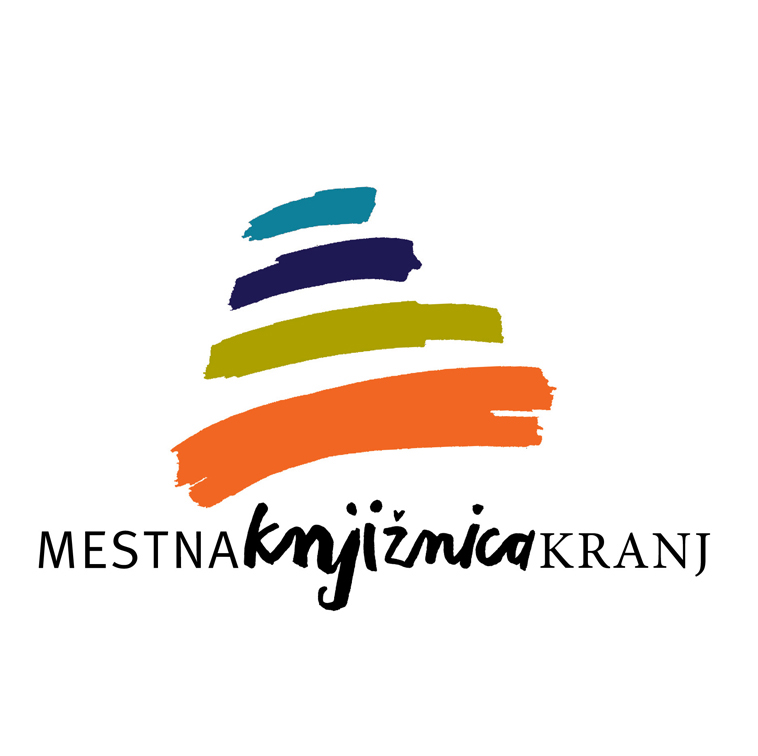 logo Logotype membership card library books center Kranj Interior Labelling