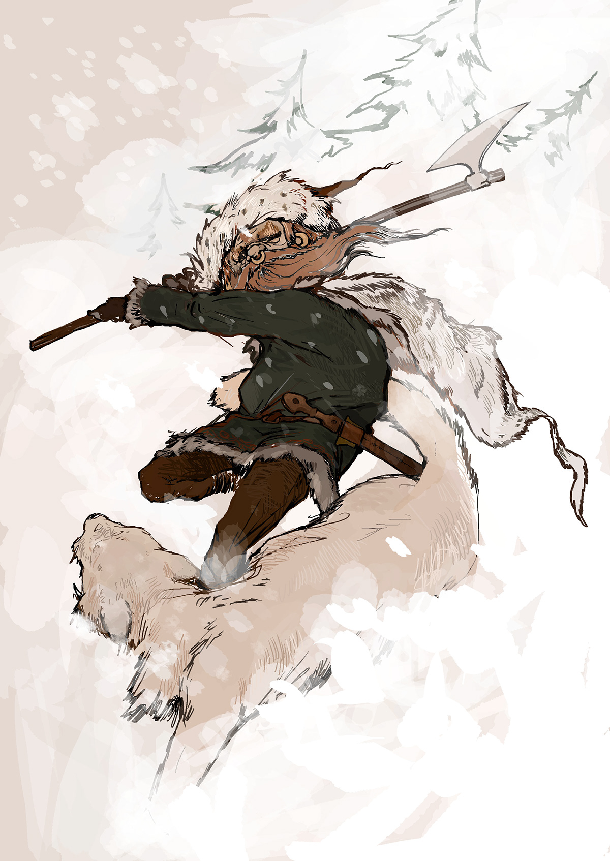 ILLUSTRATION  Drawing  painting   Character fantasy characterdesign design graphic