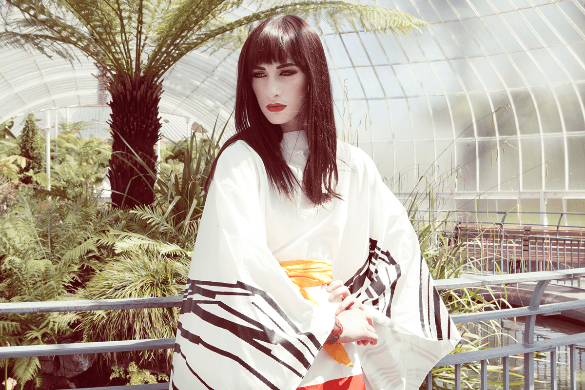 model woman girl japan country world magazine fashionable clothes photographer siobhan stewart scotland botanics