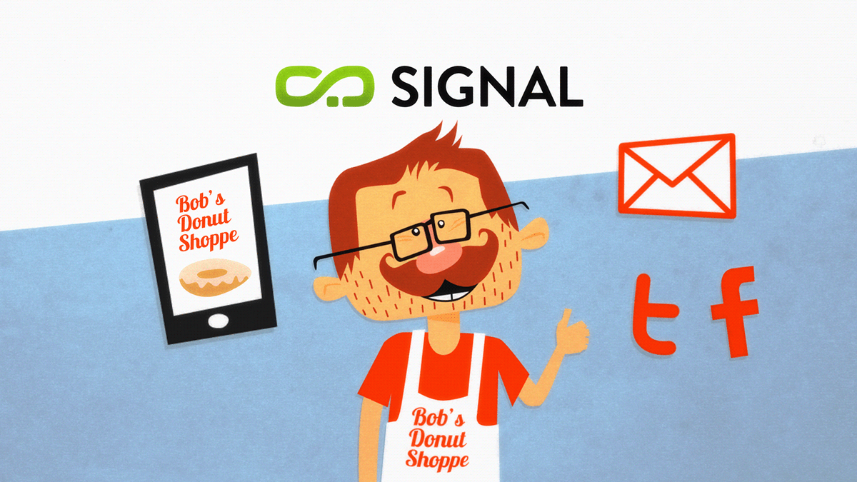 signal explainer video explainer video MoGraph brad chmielewski Ethan Barnowsky jake williams Drew Pocza maeve price Laurie Snively after effects adobe