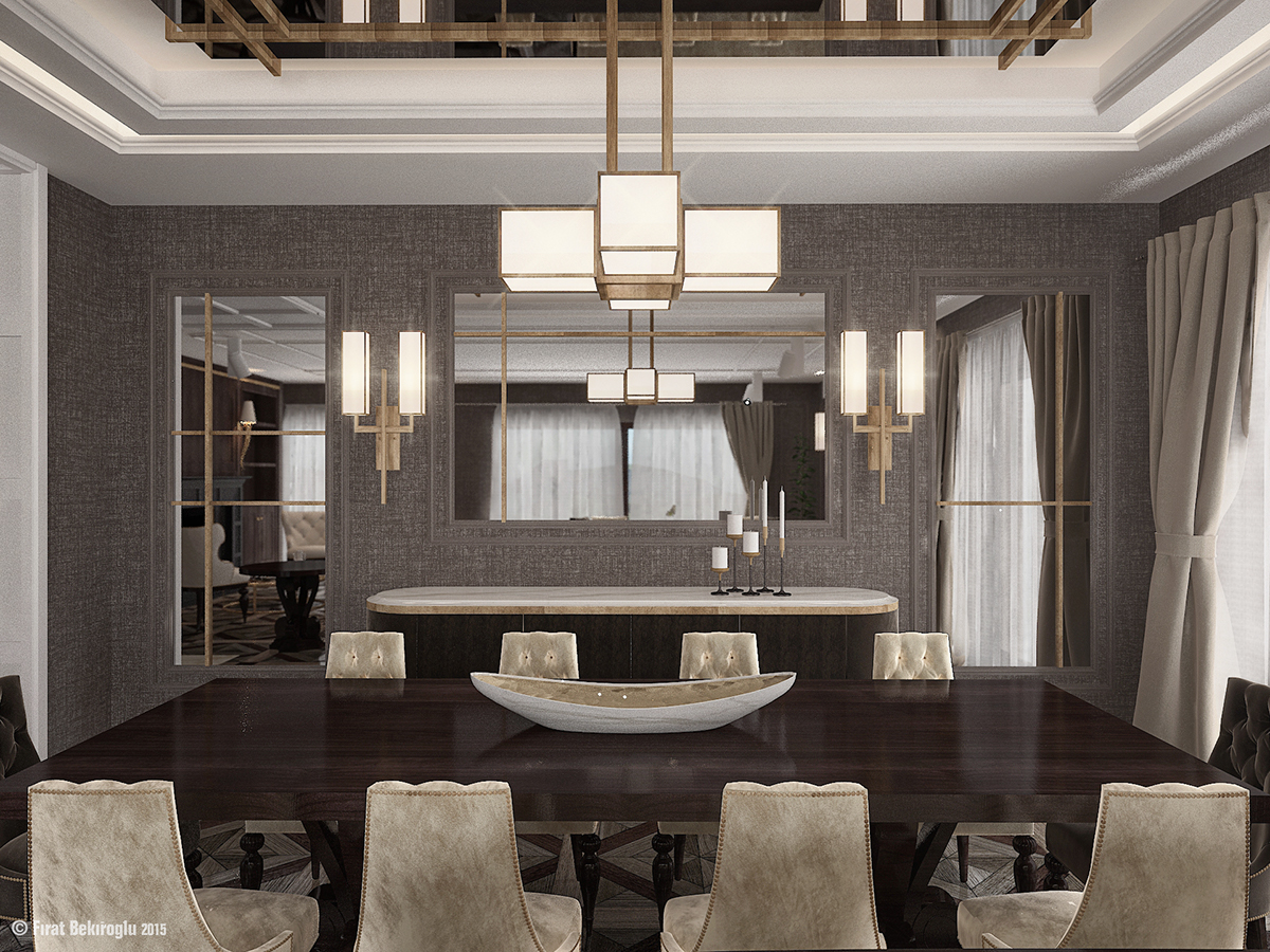 room Interior furniture Residence incek uptown içmimar Fırat Bekiroğlu 3dsmax Render vray house design bulding