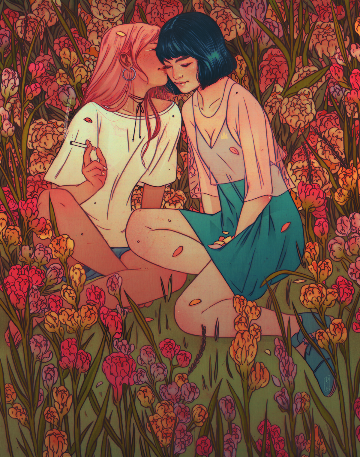 romance lgbtqia+ garden Flowers