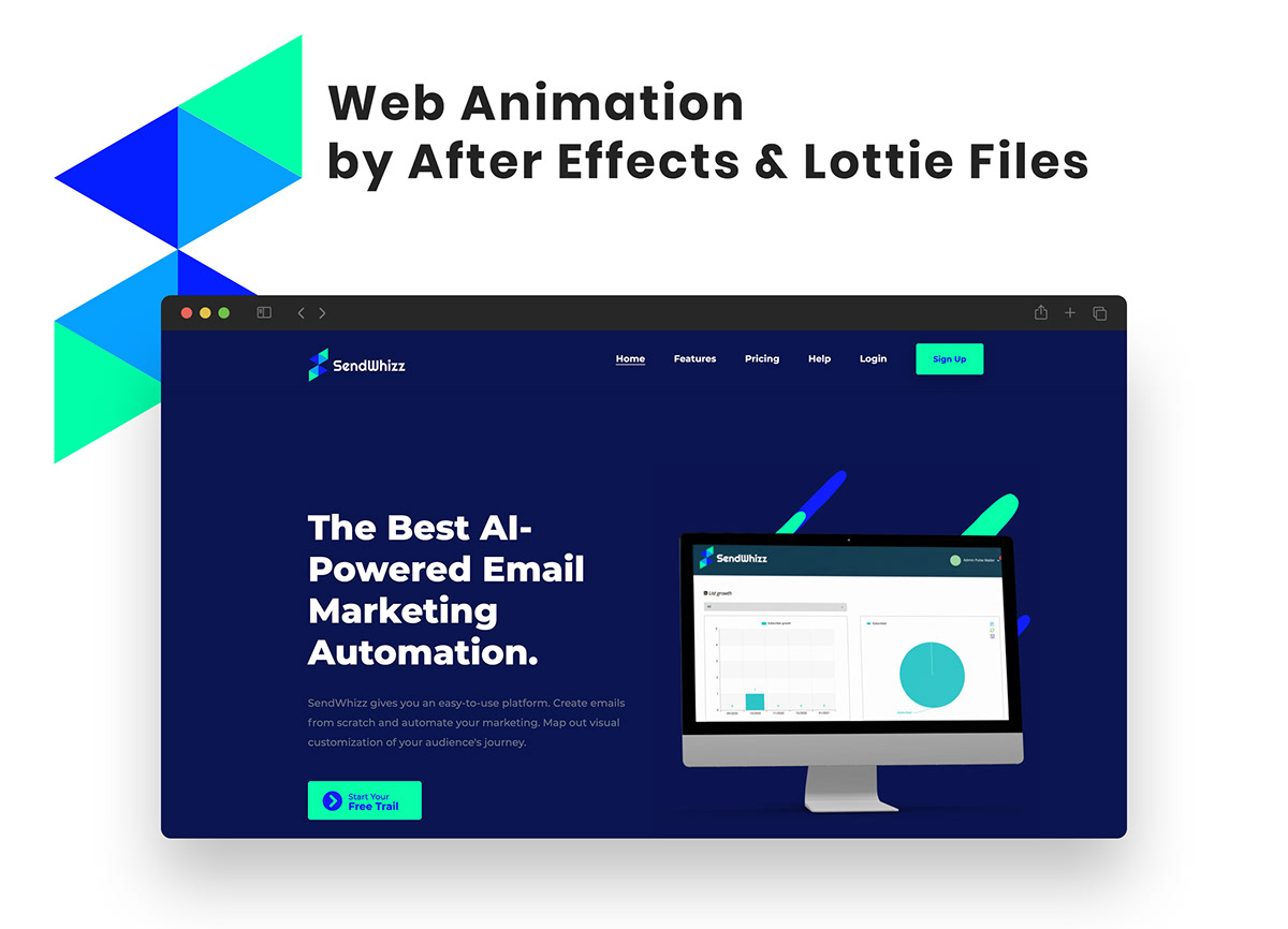 after effects lottie animation motion graphics  web animation