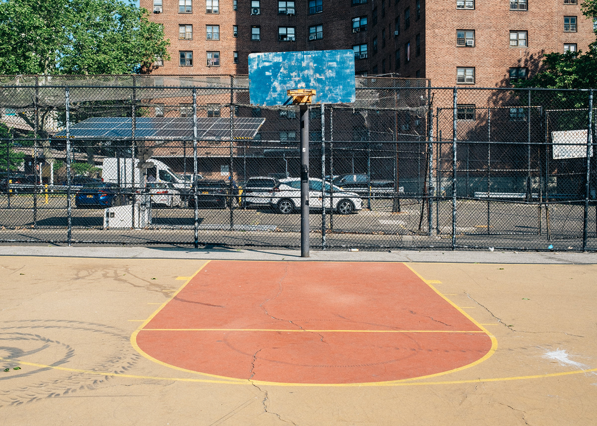 basketball court Playground sport New York Urban fine art cityscape minimal usa