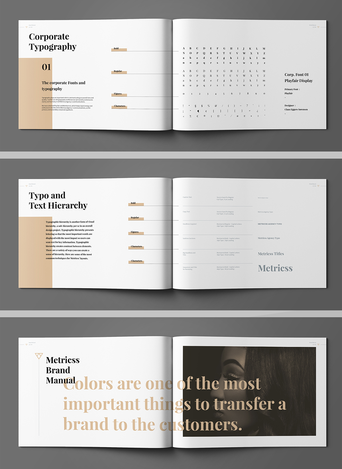 a4 agency brand brand guide brand manual guides brandbook colors Corporate Identity Guide guidelines horizontal identity Landscape manual Proposal