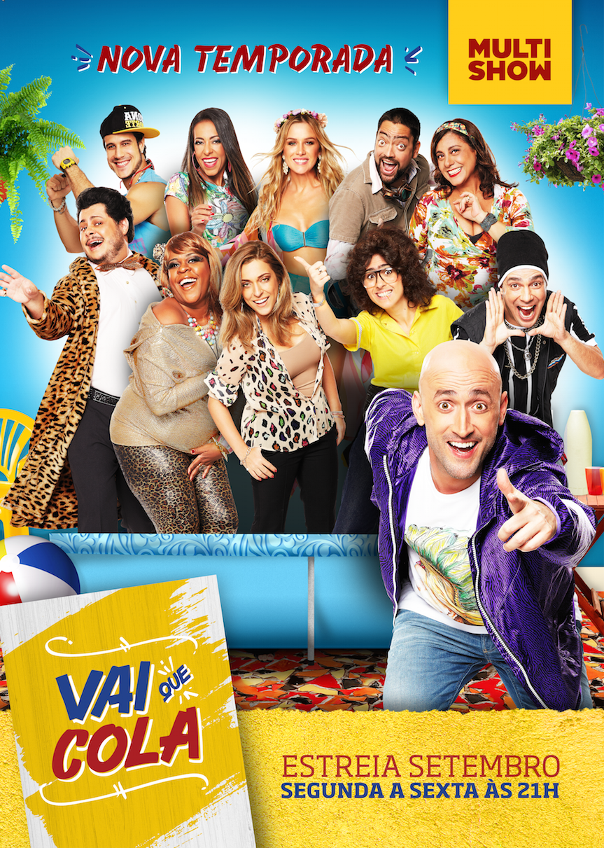 Pay TV series broadcasting poster campanha Televisão Comedia SERIE DE TV