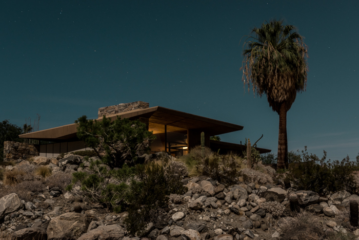 blachford midnightmodern midnight modern Palm Springs California moonlight moonlit supermoon mid century desert moderism pools
