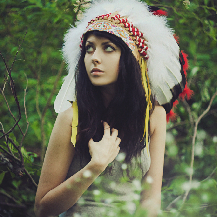 photo indian headdress Native american summer