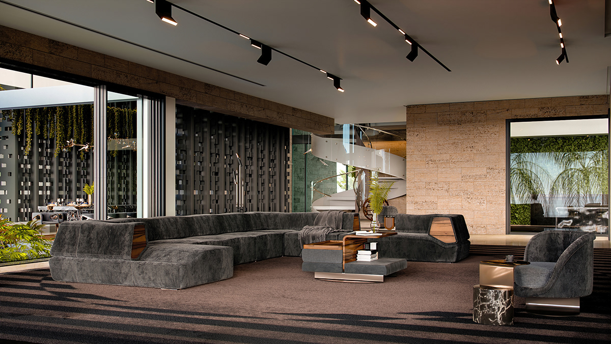 architecture.icu archviz CGart furniture gqdesign indoor interior design  miami Render visualization
