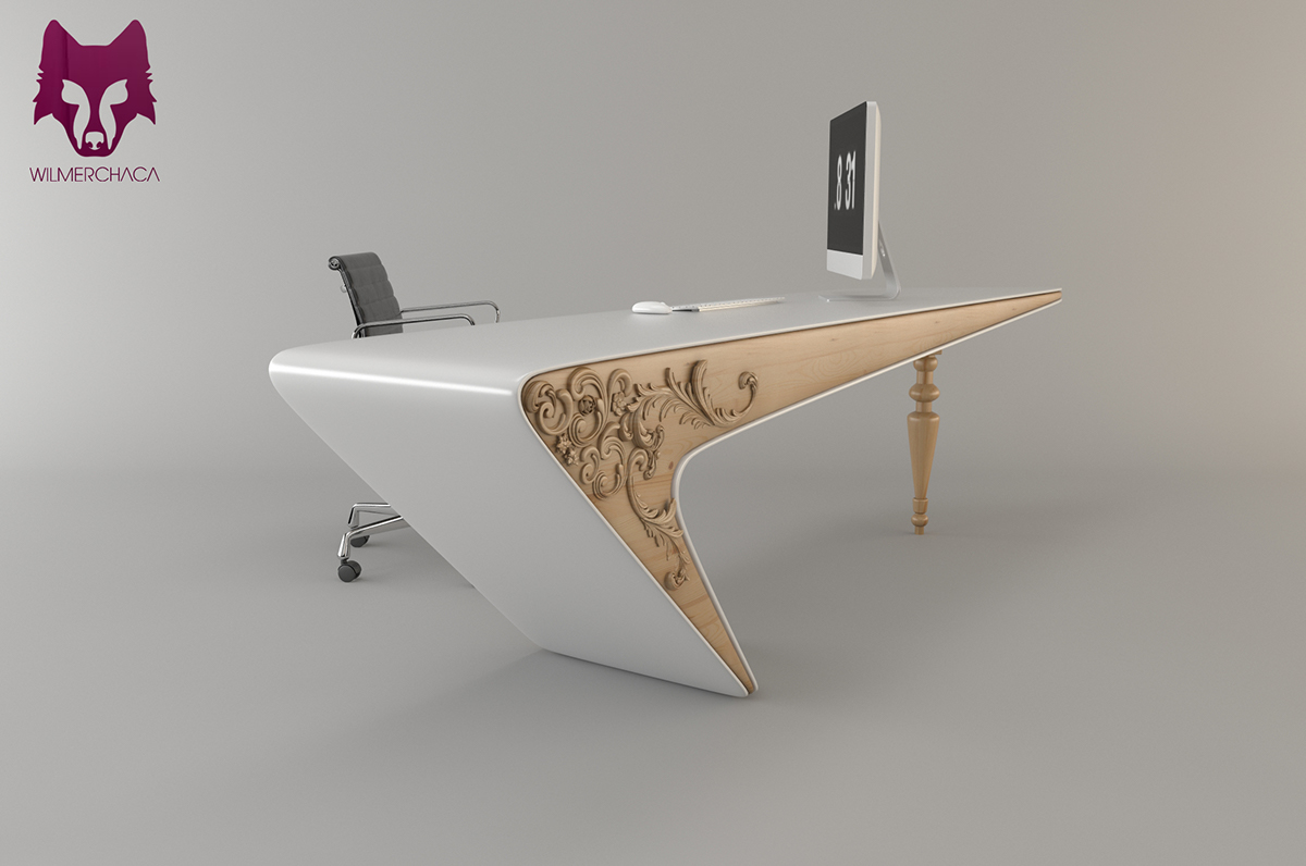 diseño design furniture mobiliario desk escritorio product design  wilmer chaca