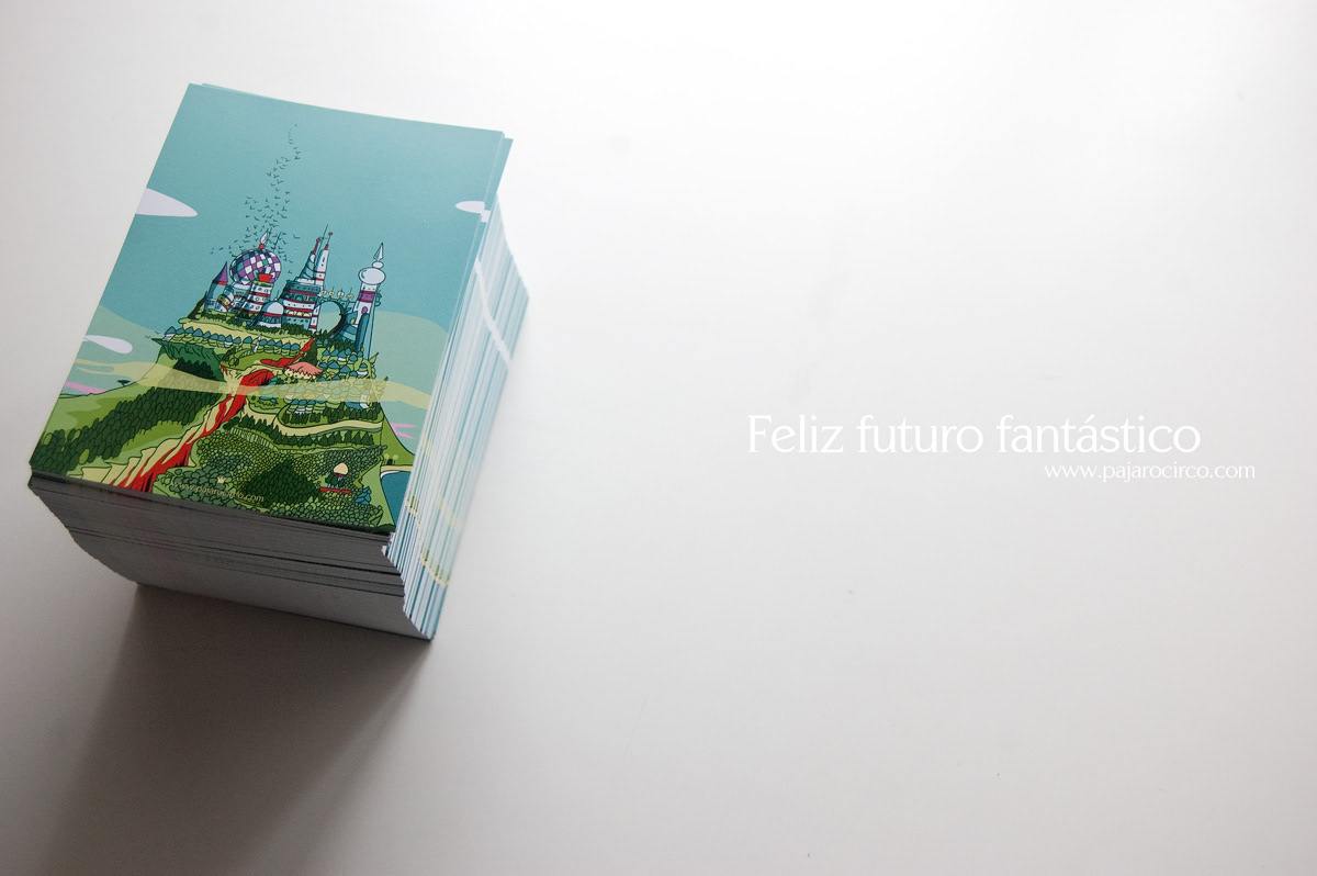 fantasy fantasia tarjeta felicitación paisaje